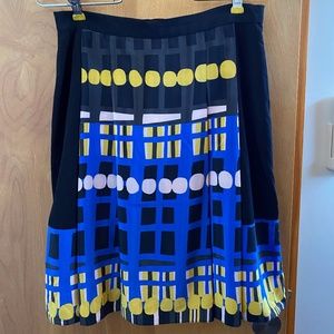 Pleated silk skirt by Yoana Baraschi